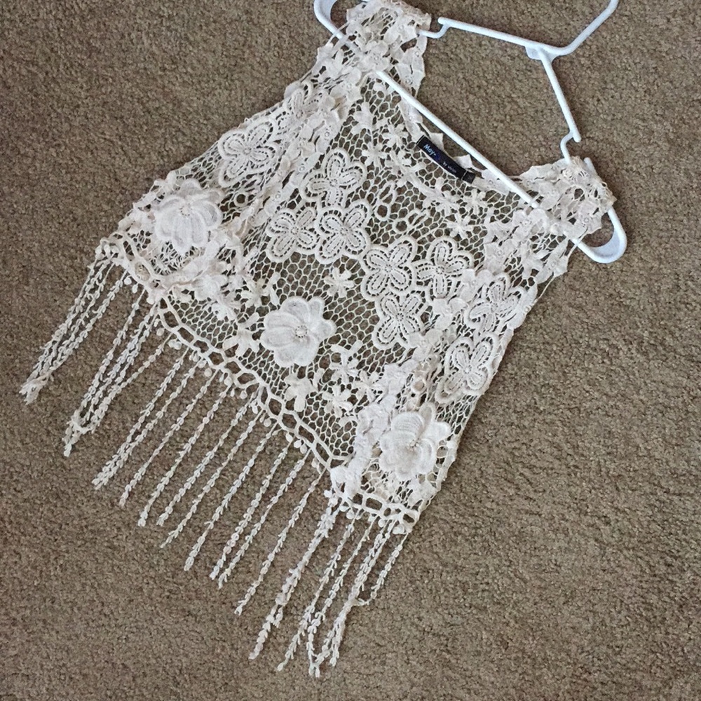 Boho crochet vest